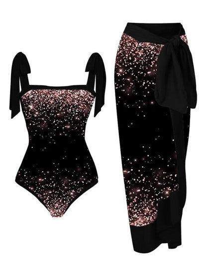 coordinato costume intero + pareo